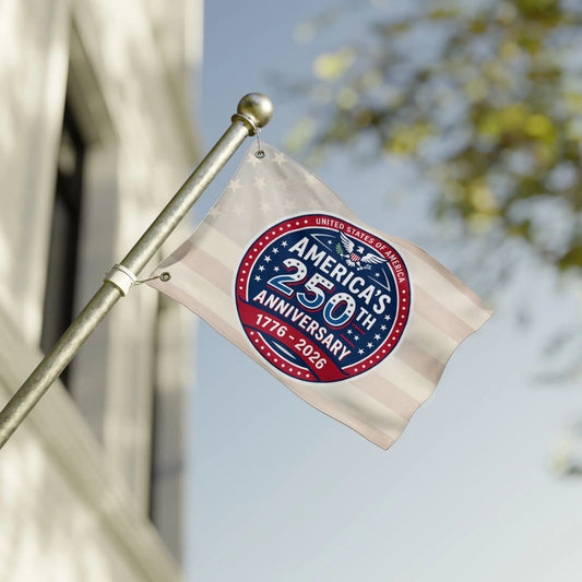 Flag celebrating America's 250th Anniversary, 1776-2026